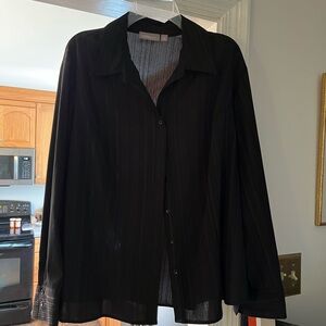 Croft & Barrow Black Blouse